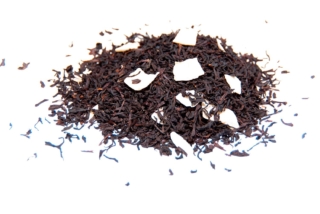 Té de coco Té negro con trozos de coco