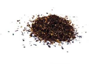 Té de menta Té negro con hojas de menta