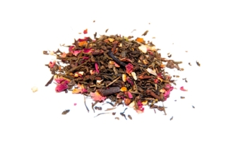 Té Aromas del Generalife Té verde (Sencha y Gunpowder) con clavo, vainilla, corteza de naranja, almendras, cardomomo