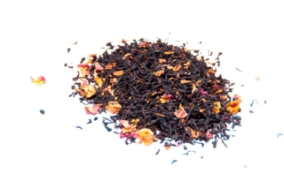 Té Amor turco Té negro con canela, trozos de manzana, pétalos de rosa