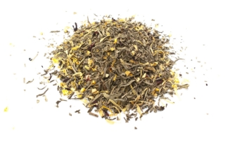 Té verde desteinado canela limon Té verde desteinado con corteza de cítricos, canela, rodaja de limón, azahar