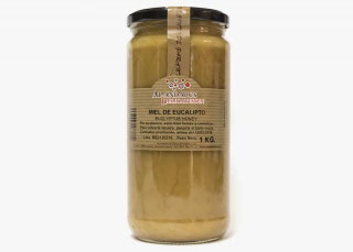 Miel de eucalipto de la Alpujarra, bote de 1 kilo. Selección de mieles en Especiasbarranco.com